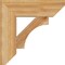 Ekena Millwork Westlake Slat Rough Sawn Bracket, Western Red Cedar, 4"W x 16"D x 16"H BKT04X16X16WTL06RWR - alternate 4